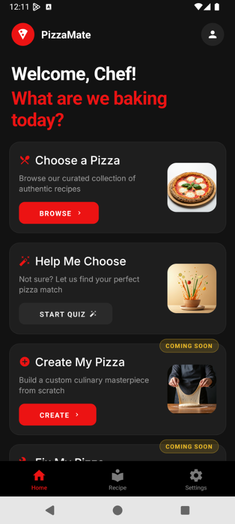 Home Screen